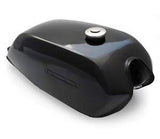 The Manta Cafe Racer Gas Tank - Black - Motorcycle Gas/Fuel Tank 3.2 Gallon 12L