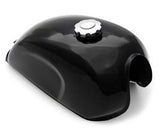 The Skyline Cafe Racer - Black - Motorcycle Gas/Fuel Tank 2.4 Gallon 9L