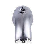 Fuel Tank TBVECHI Motorcycle Silver Cafe Racer Universal 10L/2.6 Gallon Gas Fuel Tank Steel Fit for Suzuki Yamaha Honda