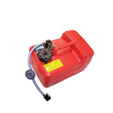 Quicksilver 8M0047598 Portable Marine Boat Fuel Tank with Fuel Demand Valve, 3.2-Gallon Capacity