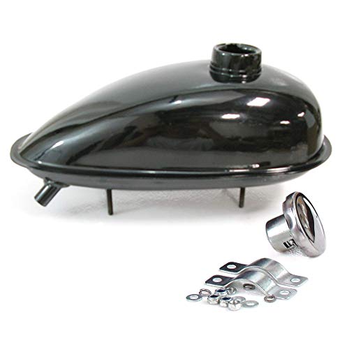 Motorcycle Bicycle 3L Fuel Gas Tank With Cap For 80cc 60cc 66cc 49cc