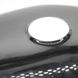 4-Colors Motorcycle Silver Fuel Gas Tank for Honda CG125 Cafe Racer 2.4Gallon 9L[Gloss Black] (Gloss black)