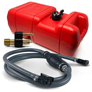 Five Oceans 6 Gallon Fuel Tank/Portable Kit for All Yamaha and Mercury Engines Connection, 3/8" Hose FO-3312-C33